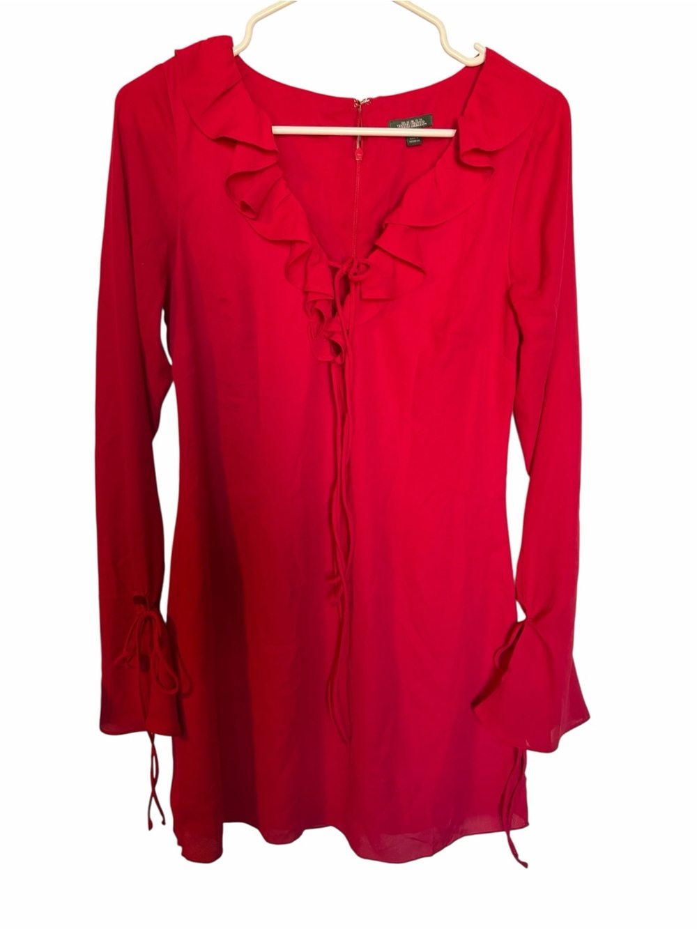 Wild Fable Red Ruffle Mini Dress – Size Small – NWOT